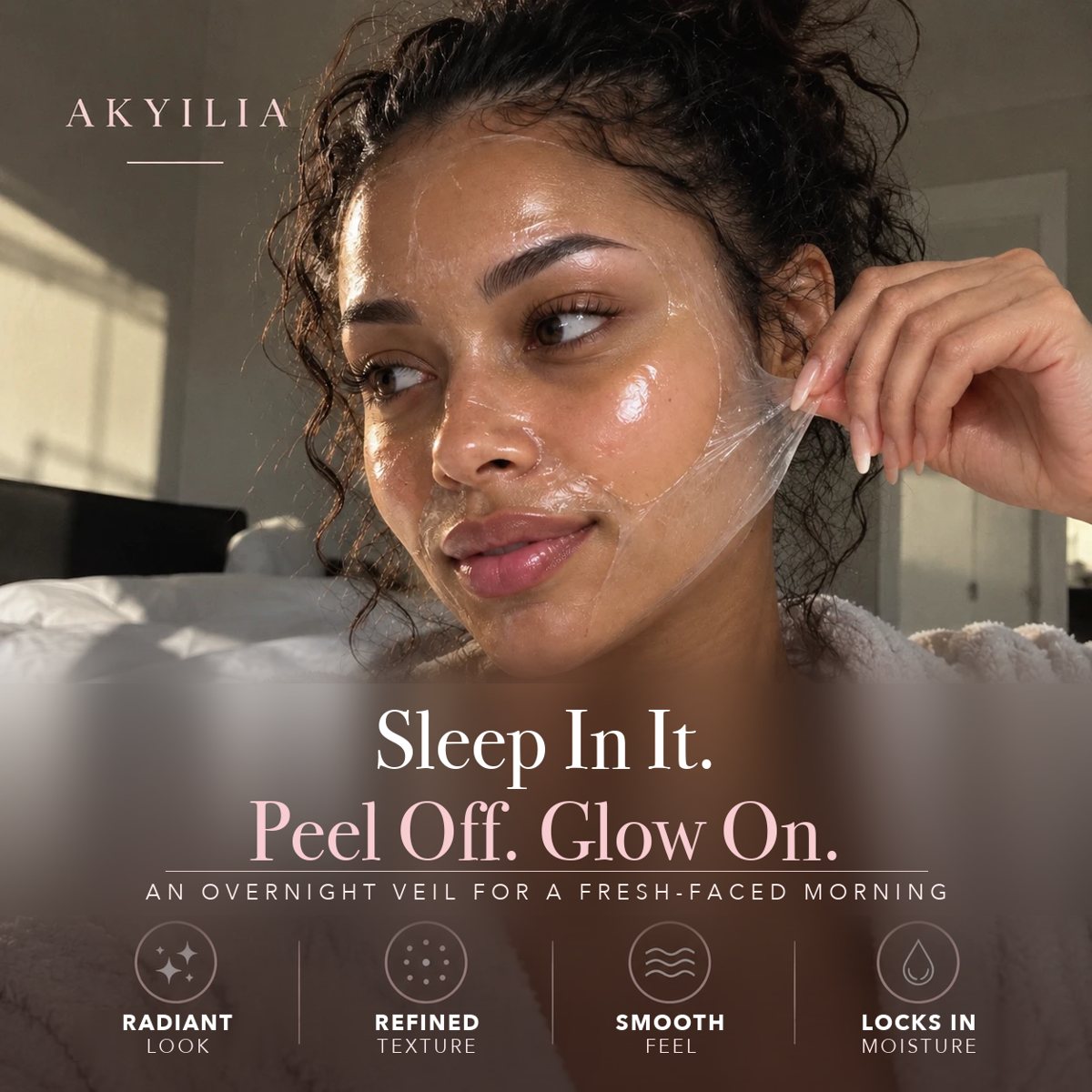 Peeling off the overnight veil in the morning